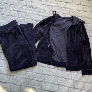New York & Company Cozy Velour Tracksuit